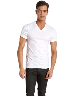 Set Camiseta Calvin Klein Cuello V Para Hombre