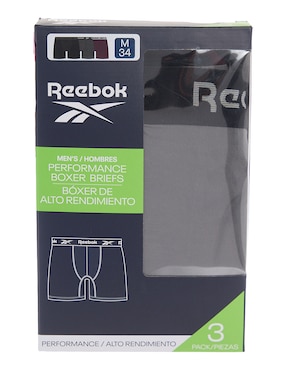 Set bóxer brief Reebok para hombre 3 piezas