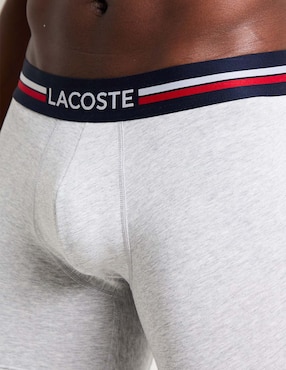 Set de bóxer brief Lacoste de algodón para hombre 3 piezas