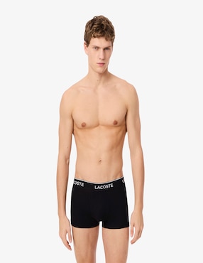 Set bóxer brief Lacoste de algodón para hombre 3 piezas