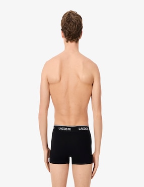 Set bóxer brief Lacoste de algodón para hombre 3 piezas