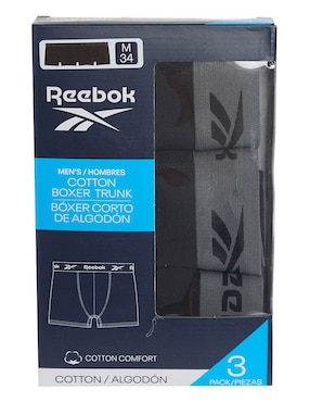 Bóxer Reebok de algodón para hombre 3 piezas