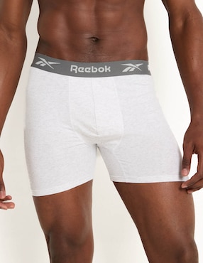 Set de bóxer trunk Reebok de algodón para hombre 3 piezas