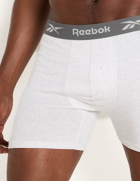 Set de bóxer trunk Reebok de algodón para hombre 3 piezas