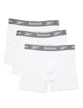 Set de bóxer trunk Reebok de algodón para hombre 3 piezas