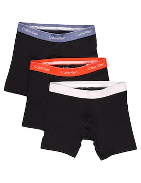 Bóxer brief Calvin Klein de algodón para hombre 3 piezas