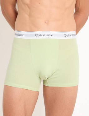 Bóxer trunk Calvin Klein de algodón para hombre 3 piezas