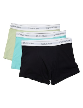 Bóxer trunk Calvin Klein de algodón para hombre 3 piezas