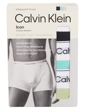 Bóxer trunk Calvin Klein de algodón para hombre 3 piezas