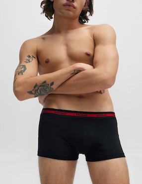 Bóxer HUGO de algodón para hombre 3 piezas
