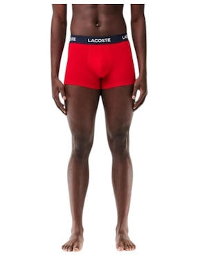 Bóxer trunk Lacoste de algodón para hombre 3 piezas