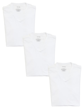 Set camiseta Calvin Klein cuello V para hombre
