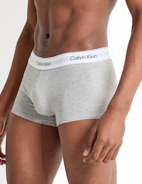 Set bóxer trunk Calvin Klein de algodón para hombre 3 piezas