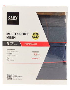 Set bóxer brief Saxx para hombre 3 piezas
