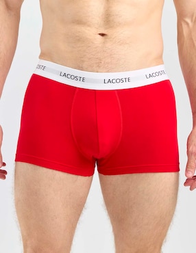 Set bóxer trunk Lacoste de algodón para hombre