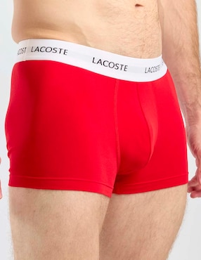 Set bóxer trunk Lacoste de algodón para hombre