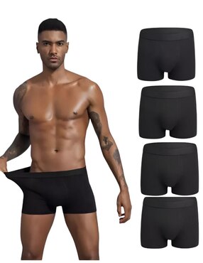 Bóxer Xtellar de algodón para hombre 4 piezas
