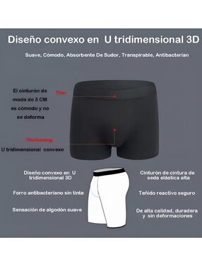 Bóxer Xtellar de algodón para hombre 4 piezas