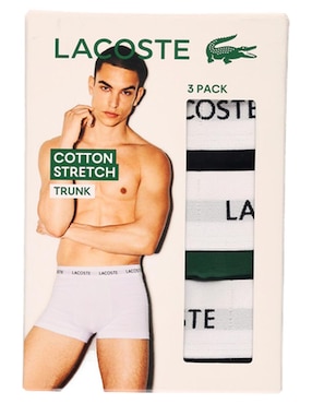 Set Bóxer trunk de algodón para hombre 3 piezas
