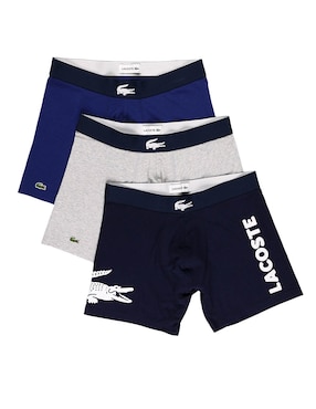 Set bóxer brief Lacoste de algodón para hombre 3 piezas