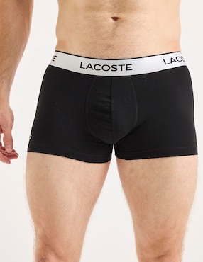 Set bóxer trunk Lacoste de algodón para hombre 3 piezas
