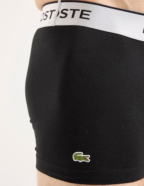 Set bóxer trunk Lacoste de algodón para hombre 3 piezas