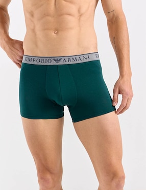 Set bóxer trunk Armani de algodón para hombre 2 piezas