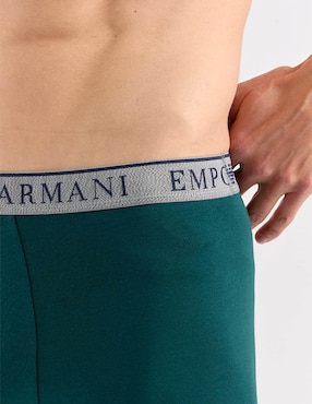 Set bóxer trunk Armani de algodón para hombre 2 piezas
