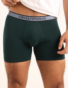Set bóxer trunk Armani de algodón para hombre 3 piezas