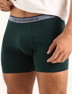 Set bóxer trunk Armani de algodón para hombre 3 piezas