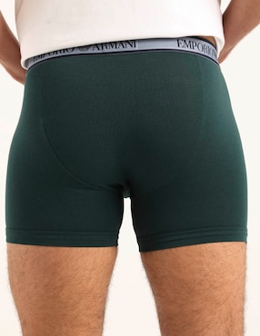 Set bóxer trunk Armani de algodón para hombre 3 piezas
