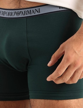 Set bóxer trunk Armani de algodón para hombre 3 piezas