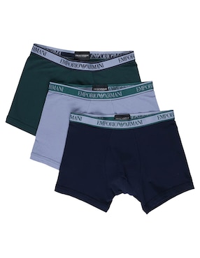 Set bóxer trunk Armani de algodón para hombre 3 piezas