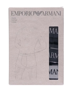 Set bóxer truck Armani de algodón para hombre 3 piezas