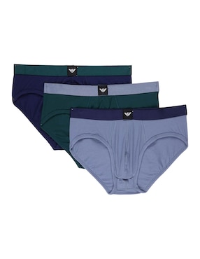 Set trusa Armani de algodón para hombre 3 piezas