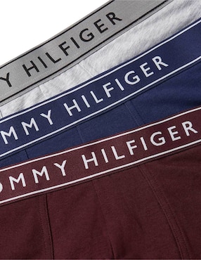 Bóxer trunk Tommy Hilfiger de algodón para hombre 3 piezas