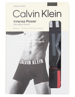 Set bóxer brief Calvin Klein para hombre 3 piezas