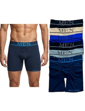 Set bóxer brief Tatys Fashion para hombre 6 piezas