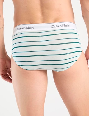 Trusa Calvin Klein de algodón para hombre 3 piezas
