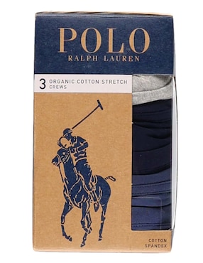 Set camiseta Polo Ralph Lauren cuello redondo para hombre 3 piezas