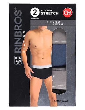 Trusa Rinbros de algodón para hombre 2 piezas