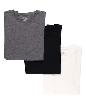 Set camiseta Polo Ralph Lauren cuello redondo para hombre 3 piezas
