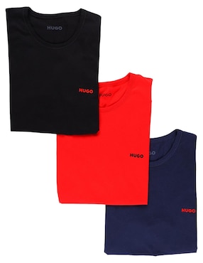 Set camiseta Hugo cuello redondo para hombre