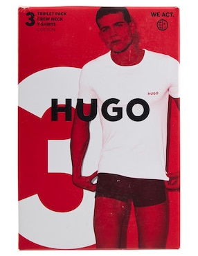 Set camiseta Hugo cuello redondo para hombre