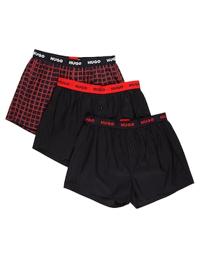Set bóxer brief Hugo de algodón para hombre 3 piezas