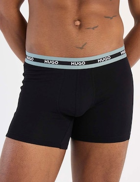 Bóxer brief Hugo de algodón para hombre 3 piezas