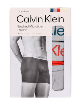 Set bóxer brief Calvin Klein para hombre 3 piezas