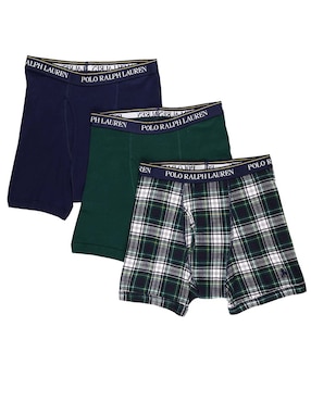 Set bóxer brief Polo Ralph Lauren de algodón para hombre 3 piezas