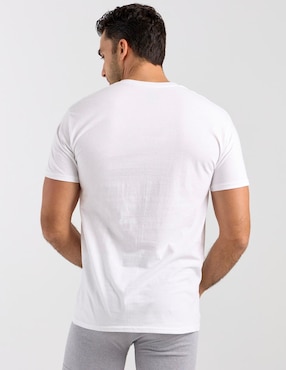 Set camiseta Hanes cuello redondo para hombre
