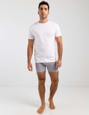 Set camiseta Hanes cuello redondo para hombre